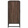 Aparador madera de ingeniería marrón roble 134x35x76 cm von , Sideboards - Ref: Foro24-3300819, Preis: 144,05 €, Rabatt: %