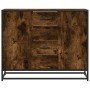 Aparador madera de ingeniería roble ahumado 92x35x76 cm von , Sideboards - Ref: Foro24-3300827, Preis: 110,72 €, Rabatt: %
