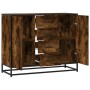 Aparador madera de ingeniería roble ahumado 92x35x76 cm von , Sideboards - Ref: Foro24-3300827, Preis: 110,72 €, Rabatt: %