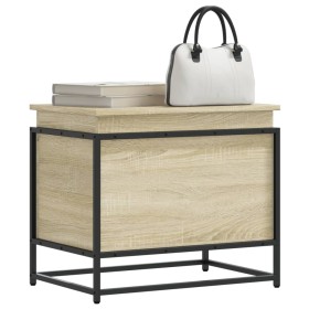 Caja de almacenaje madera ingeniería roble sonoma 60x40x51,5 cm von , Aufbewahrungskörbe - Ref: Foro24-848795, Preis: 56,20 €...