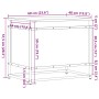 Caja de almacenaje madera ingeniería roble sonoma 60x40x51,5 cm by , Storage baskets - Ref: Foro24-848795, Price: 56,20 €, Di...