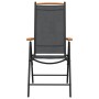 Juego de comedor para jardín 7 piezas aluminio negro de , Conjuntos de jardín - Ref: Foro24-3200601, Precio: 535,01 €, Descue...