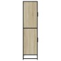 Aparador alto madera de ingeniería roble Sonoma 68x35x139 cm by , Sideboards - Ref: Foro24-3300831, Price: 128,93 €, Discount: %