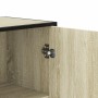 Aparador alto madera de ingeniería roble Sonoma 68x35x139 cm by , Sideboards - Ref: Foro24-3300831, Price: 128,93 €, Discount: %