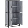 Aparador alto madera de ingeniería gris Sonoma 68x35x139 cm by , Sideboards - Ref: Foro24-3300833, Price: 135,18 €, Discount: %
