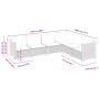 Juego de sofás jardín con cojines 6 pzas ratán sintético beige by , Garden sets - Ref: Foro24-3261859, Price: 447,41 €, Disco...
