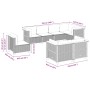 Set de sofás de jardín y cojines 8 piezas ratán sintético beige by , Garden sets - Ref: Foro24-3261901, Price: 609,51 €, Disc...