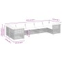 Set sofás de jardín 7 piezas y cojines ratán sintético beige von , Gartensets - Ref: Foro24-3261976, Preis: 619,56 €, Rabatt: %
