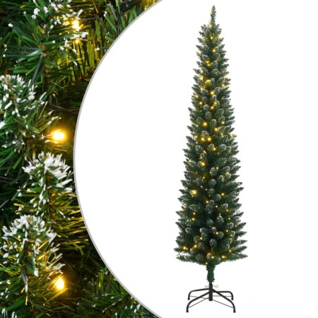Árbol de Navidad artificial estrecho con 300 LEDs 180 cm von , Weihnachtsbäume - Ref: Foro24-3315760, Preis: 67,88 €, Rabatt: %