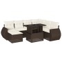 Set sofás de jardín 8 piezas y cojines ratán sintético marrón by , Garden sets - Ref: Foro24-3268703, Price: 583,72 €, Discou...