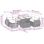 Set sofás de jardín 8 piezas y cojines ratán sintético marrón by , Garden sets - Ref: Foro24-3268703, Price: 583,72 €, Discou...