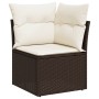 Set de sofás de jardín 10 pzas y cojines ratán sintético marrón von , Gartensets - Ref: Foro24-3268743, Preis: 748,17 €, Raba...