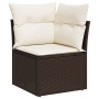 Juego de sofás de jardín 7 piezas con cojines ratán PE marrón by , Garden sets - Ref: Foro24-3269313, Price: 498,56 €, Discou...