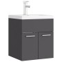 Mueble con lavabo madera de ingeniería gris de , Muebles de baño - Ref: Foro24-3071263, Precio: 157,84 €