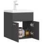 Mueble con lavabo madera de ingeniería gris de , Muebles de baño - Ref: Foro24-3071263, Precio: 151,96 €, Descuento: %