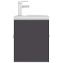 Mueble con lavabo madera de ingeniería gris de , Muebles de baño - Ref: Foro24-3071263, Precio: 151,96 €, Descuento: %