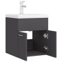 Mueble con lavabo madera de ingeniería gris de , Muebles de baño - Ref: Foro24-3071263, Precio: 157,84 €
