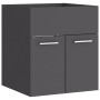 Mueble con lavabo madera de ingeniería gris de , Muebles de baño - Ref: Foro24-3071263, Precio: 157,84 €