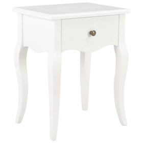 Mesita de noche de madera maciza de pino blanco 40x30x50 cm de , Mesitas de noche - Ref: Foro24-280005, Precio: 116,04 €, Des...