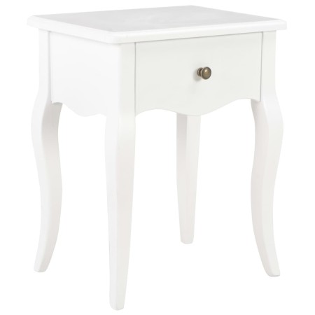 Mesita de noche de madera maciza de pino blanco 40x30x50 cm de , Mesitas de noche - Ref: Foro24-280005, Precio: 118,41 €, Des...