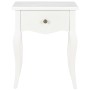 Mesita de noche de madera maciza de pino blanco 40x30x50 cm de , Mesitas de noche - Ref: Foro24-280005, Precio: 118,41 €, Des...