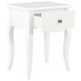 Mesita de noche de madera maciza de pino blanco 40x30x50 cm de , Mesitas de noche - Ref: Foro24-280005, Precio: 118,41 €, Des...