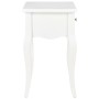 Mesita de noche de madera maciza de pino blanco 40x30x50 cm de , Mesitas de noche - Ref: Foro24-280005, Precio: 118,41 €, Des...
