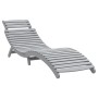 Tumbonas 2 unidades madera maciza acacia gris 184x55x64 cm de , Tumbonas - Ref: Foro24-3155468, Precio: 255,94 €, Descuento: %