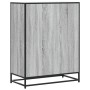 Zapatero madera de ingeniería y metal gris Sonoma 75x38x97,5 cm by , Shoe racks and shoe organizers - Ref: Foro24-3300873, Pr...