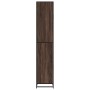 Armario de baño madera y metal marrón roble 35x37,5x188,5 cm de , Muebles de baño - Ref: Foro24-3300884, Precio: 126,97 €, De...
