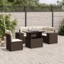 Set sofás de jardín 6 piezas y cojines ratán sintético marrón by , Garden sets - Ref: Foro24-3269173, Price: 454,78 €, Discou...