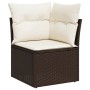 Set de sofás de jardín 10 pzas y cojines ratán sintético marrón de , Conjuntos de jardín - Ref: Foro24-3269403, Precio: 715,6...