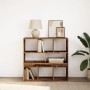 Estantería/divisor de espacios madera envejecida 100x33x94,5 cm by , Bookcases and shelves - Ref: Foro24-854479, Price: 79,79...