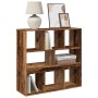 Estantería/divisor de espacios madera envejecida 100x33x94,5 cm by , Bookcases and shelves - Ref: Foro24-854479, Price: 79,79...
