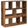 Estantería/divisor de espacios madera envejecida 100x33x94,5 cm by , Bookcases and shelves - Ref: Foro24-854479, Price: 79,79...