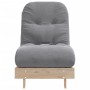 Futón sofá cama con colchón madera maciza de pino 60x206x11 cm by , Futones - Ref: Foro24-846746, Price: 155,52 €, Discount: %