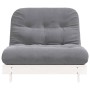 Futón sofá cama con colchón madera maciza blanco 100x206x11 cm von , Futones - Ref: Foro24-846767, Preis: 255,24 €, Rabatt: %