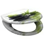 SCHÜTTE Duroplast-WC-Sitz mit weich schließendem JASMIN-Druck von SCHÜTTE, Toiletten- und Bidetsitze - Ref: Foro24-435102, Pr...
