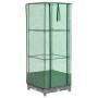 Arriate con cubierta invernadero aspecto ratán 40x40x123 cm by , Pots and planters - Ref: Foro24-4015851, Price: 44,89 €, Dis...