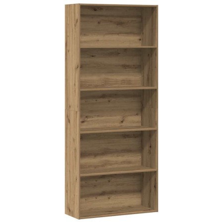 Estantería madera de ingeniería roble artisian 80x30x189 cm by , Bookcases and shelves - Ref: Foro24-3314677, Price: 107,15 €...