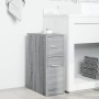 Armario de baño estrecho con ruedas madera gris Sonoma by , Lockers and storage cabinets - Ref: Foro24-855282, Price: 79,47 €...
