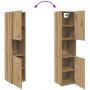 Armario pared baño madera ingeniería roble artisian 30x30x130cm by , bathroom vanities - Ref: Foro24-856222, Price: 76,58 €, ...