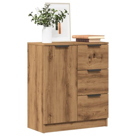 Aparador de madera de ingeniería roble artisan 60x30x70 cm von , Sideboards - Ref: Foro24-856837, Preis: 106,13 €, Rabatt: %