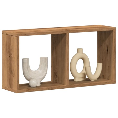 Armario de pared madera ingeniería roble artesanal 60x16x30 cm de , Estantes y estanterías - Ref: Foro24-854885, Precio: 23,76 €