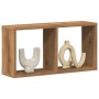 Armario de pared madera ingeniería roble artesanal 60x16x30 cm de , Estantes y estanterías - Ref: Foro24-854885, Precio: 22,5...
