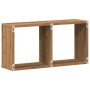 Armario de pared madera ingeniería roble artesanal 60x16x30 cm de , Estantes y estanterías - Ref: Foro24-854885, Precio: 22,5...