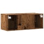 Mueble de pared de TV madera ingeniería envejecida 80x30x30 cm by , TV Furniture - Ref: Foro24-856016, Price: 49,88 €, Discou...