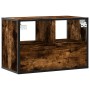 Mueble TV madera ingeniería y metal roble ahumado 60x31x39,5 cm von , TV-Möbel - Ref: Foro24-848916, Preis: 41,19 €, Rabatt: %