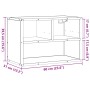 Mueble TV madera ingeniería y metal roble ahumado 60x31x39,5 cm von , TV-Möbel - Ref: Foro24-848916, Preis: 41,19 €, Rabatt: %