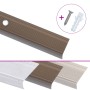 Perfiles de peldaños forma de L 30 uds aluminio marrón 67 cm de , Escaleras - Ref: Foro24-146792, Precio: 72,93 €, Descuento: %